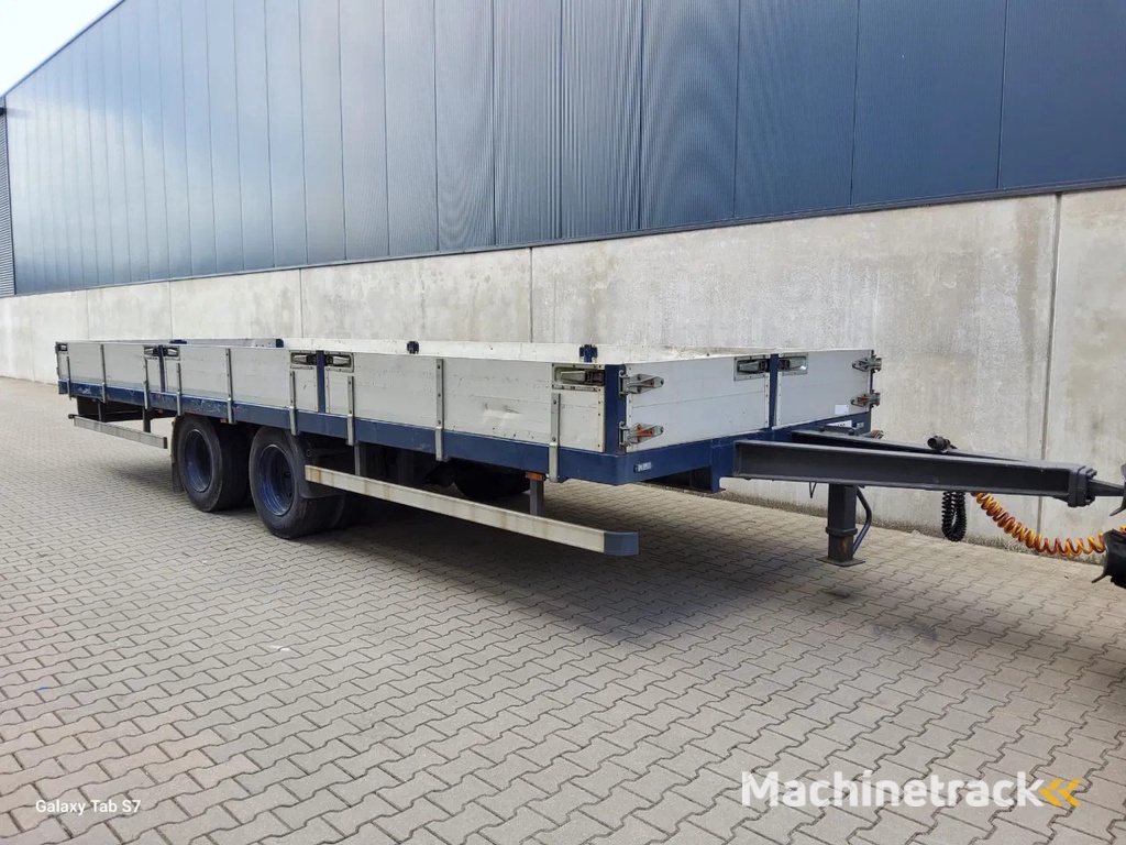 NETAM-FRUEHAUF A2 218A | Middenasaanhanger | Open wipkar met zijborden