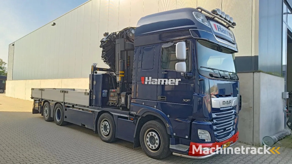 DAF XF 530 FAX met Hiab X-Hipro 1058E-8 +jib 150X-6