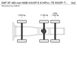 Minituur van DAF XF 460 met HIAB 418 EP-5 X-HiPro | TE KOOP/ TE HUUR |