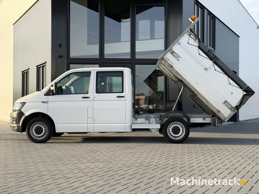 Volkswagen Transporter 2.0 TDI L2H1 DC Trendline Hydraulische kipper | 58 dkm NAP | Nwe APK