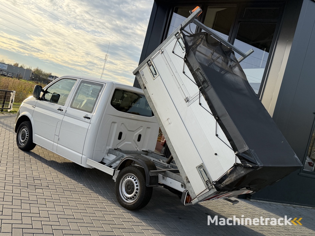 Volkswagen Transporter 2.0 TDI L2H1 DC Trendline Hydraulische kipper | 58 dkm NAP | Nwe APK