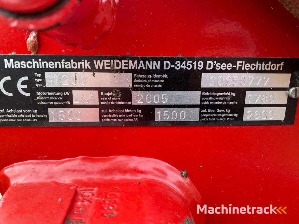 Weidemann 1230 Shovel Loader