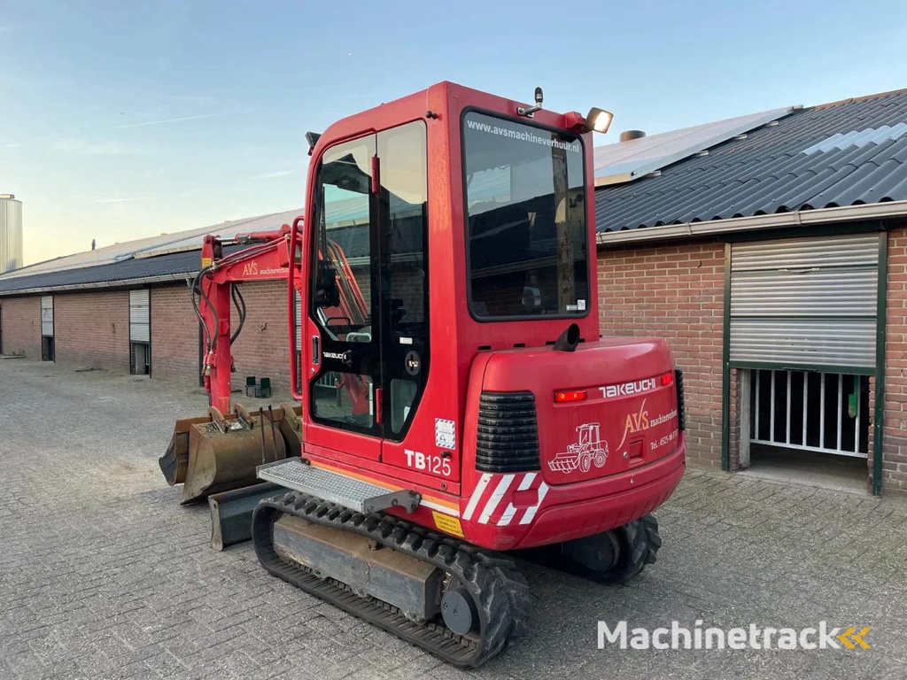 Takeuchi TB125 Graafmachine Minigraver