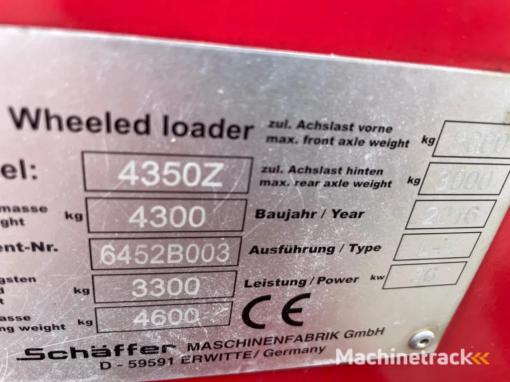 Schäffer 4350Z Shovel Loader