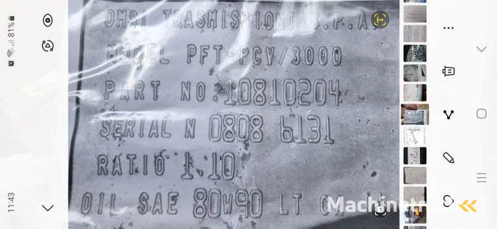 Diversen tussenbak omsi