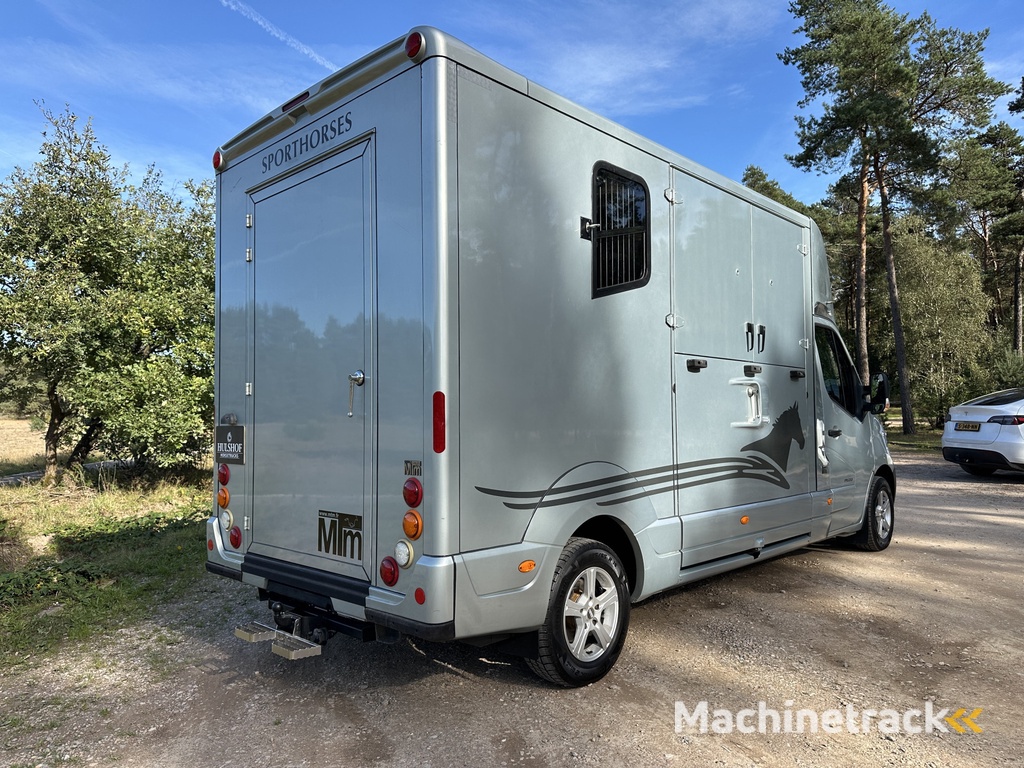 Renault Master MTM 2-paards paardenvrachtwagen MARGE B-rijbewijs