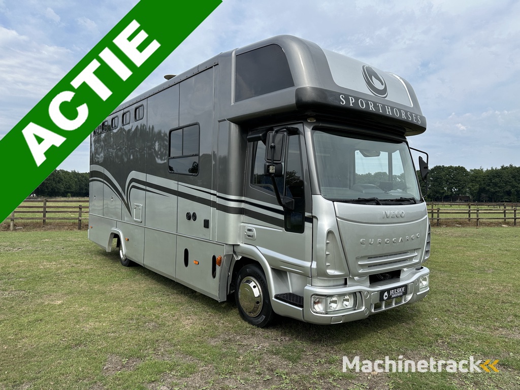 Iveco Eurocargo 7.5T 3-paards paardenvrachtwagen LIVING Marge