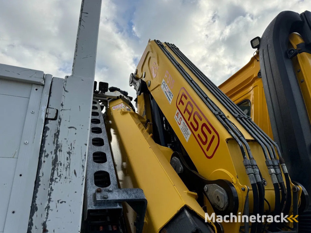 Mercedes-Benz Arocs 4448 8X4 + EURO 6 + FASSI F315 + REMOTE + KIPPER + STEERING AXLE