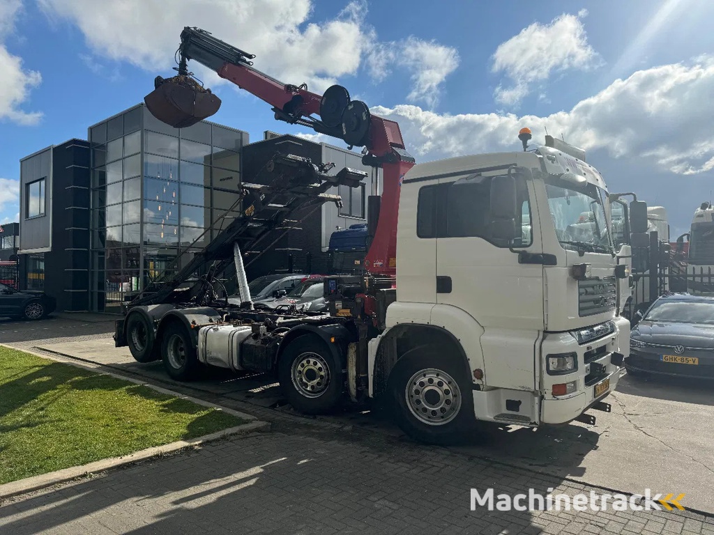 MAN TGA 35.440 8X2 - EURO 4 + HMF 2620K-RC 2018! + REMOTE + HYDRAUTO CABLE LIFT + LIFTING AXLE