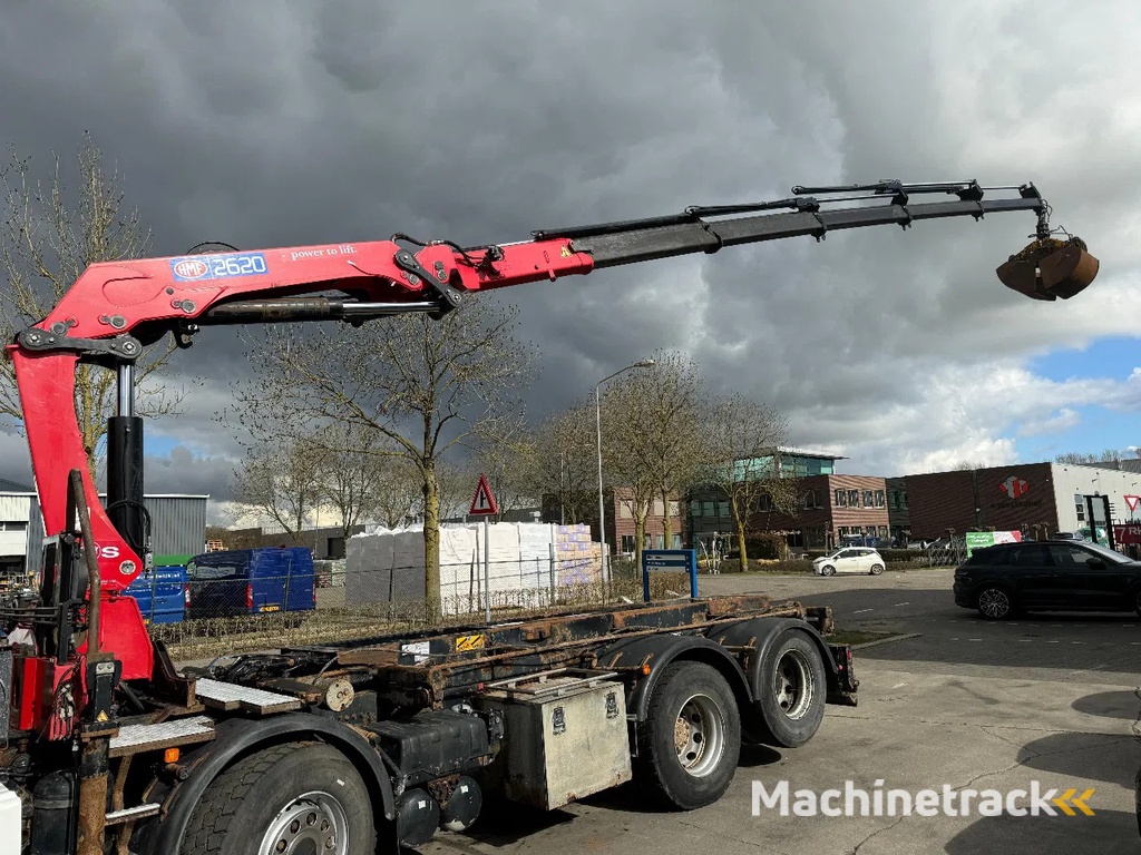 MAN TGA 35.440 8X2 - EURO 4 + HMF 2620K-RC 2018! + REMOTE + HYDRAUTO CABLE LIFT + LIFTING AXLE