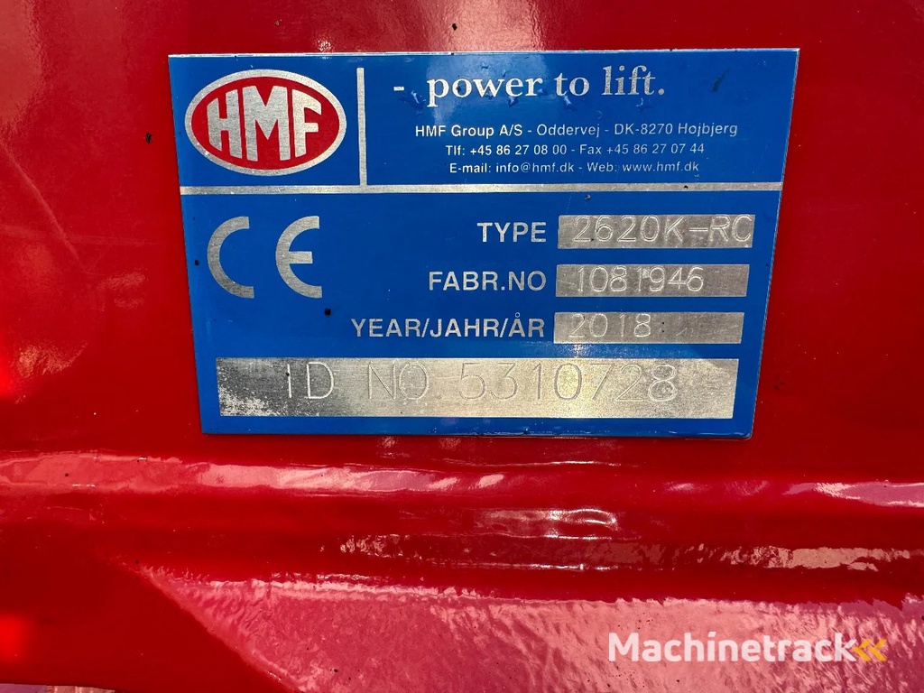 MAN TGA 35.440 8X2 - EURO 4 + HMF 2620K-RC 2018! + REMOTE + HYDRAUTO CABLE LIFT + LIFTING AXLE