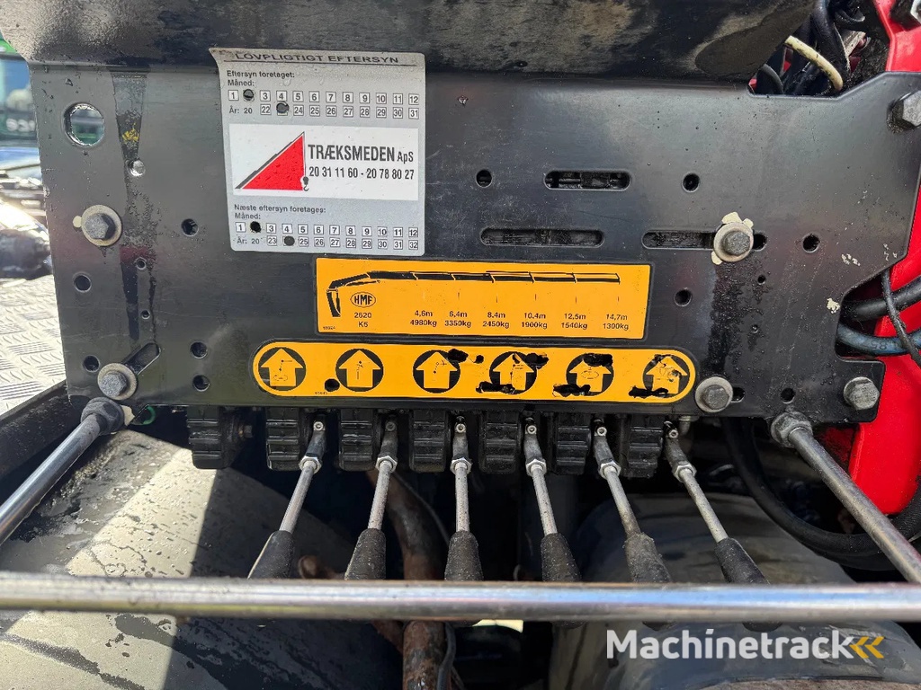 MAN TGA 35.440 8X2 - EURO 4 + HMF 2620K-RC 2018! + REMOTE + HYDRAUTO CABLE LIFT + LIFTING AXLE