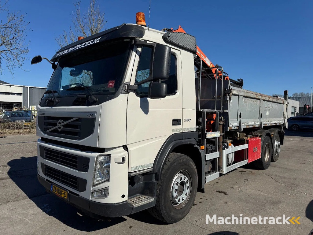 Volvo FM 330 6X2 - EURO 5 + ATLAS 126.3E A2 + REMOTE + LIFT/STEERING AXLE