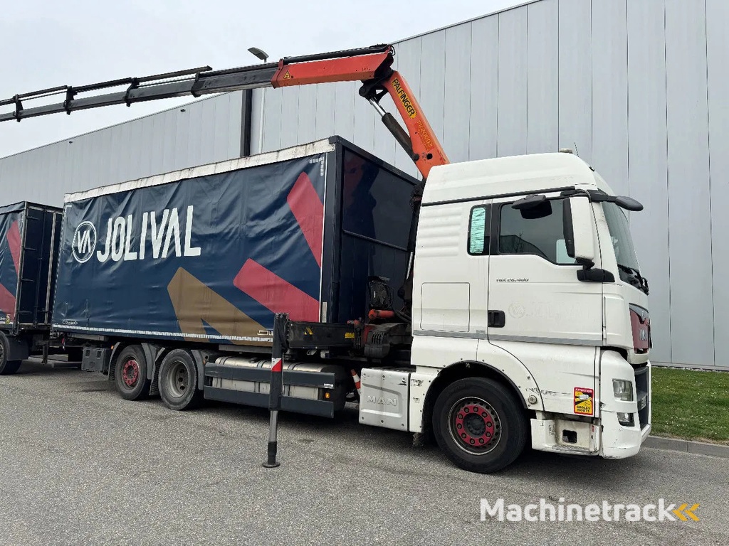 MAN TGX 26.480 6X2 - EURO 6 + PALFINGER PK20002 + REMOTE + LIFTING AXLE