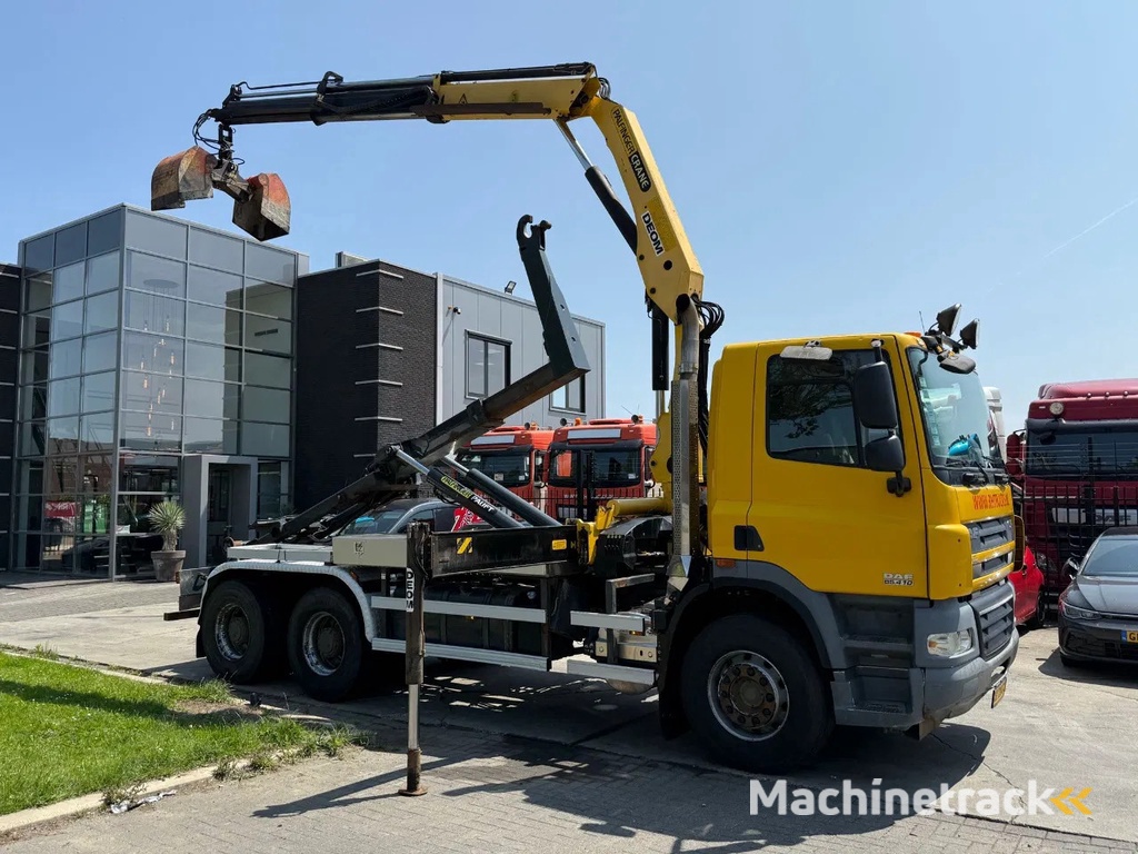 DAF CF 85.410 6X4 - EURO 5 + PALFINGER PK15500 + REMOTE + PALFINGER HOOK