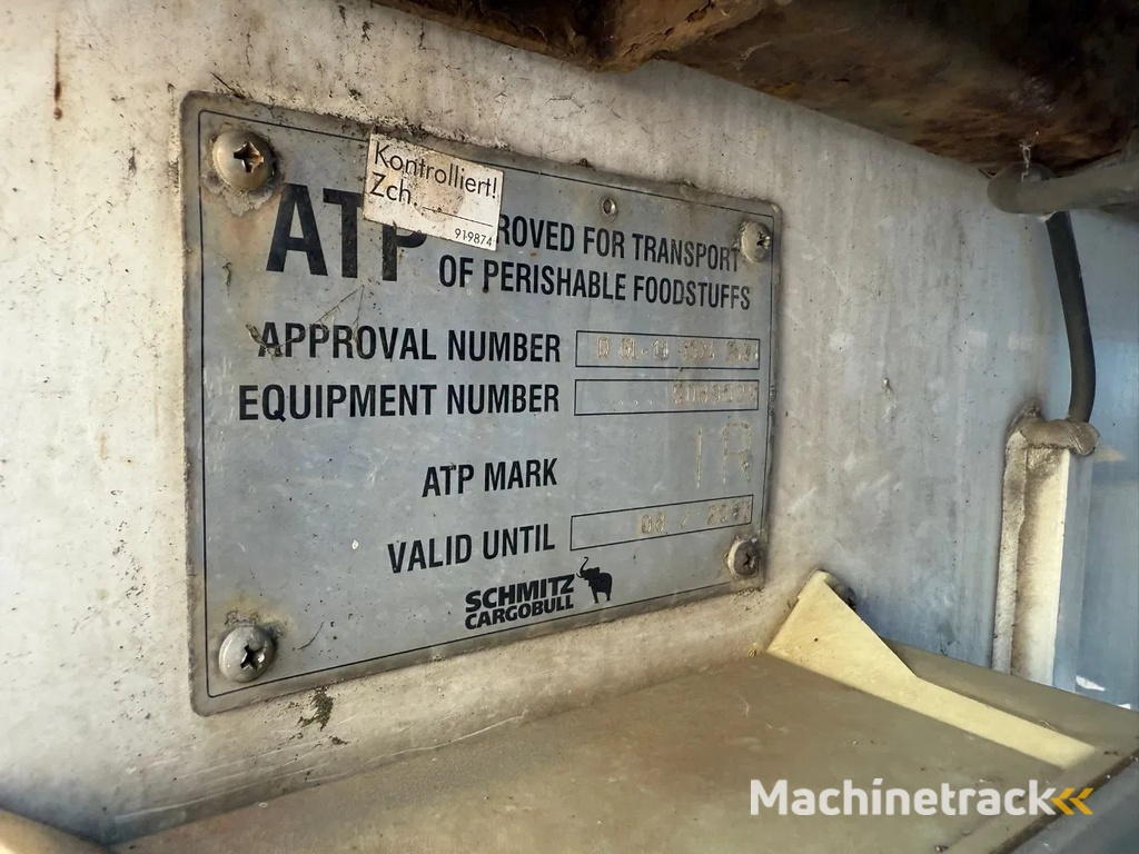 Schmitz Cargobull Schmitz Cargobull PRICES FROM €6950 TO €8950,- 40 X CARRIER 1850 MT D/E SAF AXELS