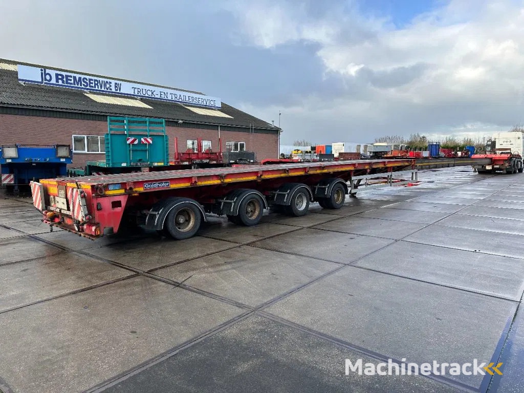 Goldhofer TRIPPLE EXTENDABLE , TOTALE 51 M 4 AXLE STEERING