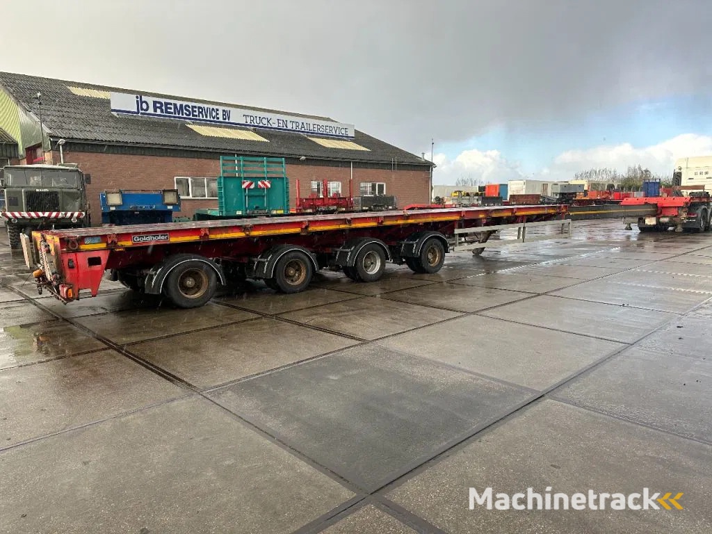 Goldhofer TRIPPLE EXTENDABLE , TOTALE 51 M 4 AXLE STEERING