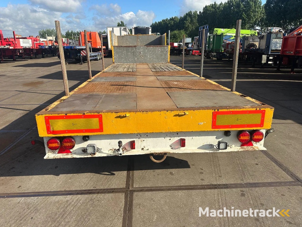 Broshuis 21N58A, 2 AXLE LAST AXLE STEERING, EXTENDABLE