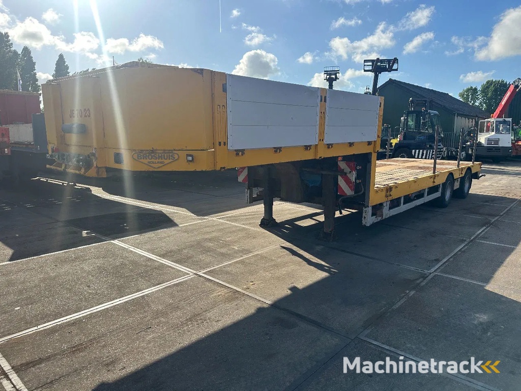 Broshuis 21N58A, 2 AXLE LAST AXLE STEERING, EXTENDABLE