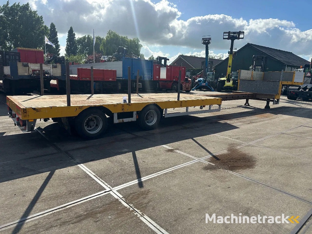 Broshuis 21N58A, 2 AXLE LAST AXLE STEERING, EXTENDABLE