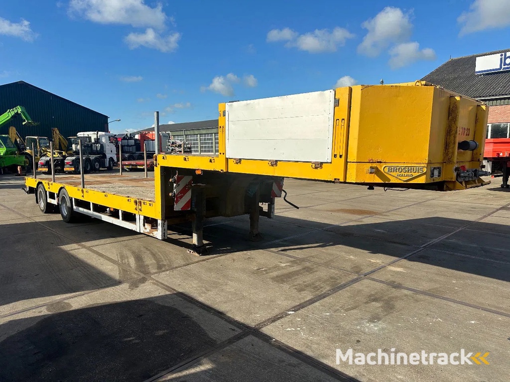 Broshuis 21N58A, 2 AXLE LAST AXLE STEERING, EXTENDABLE