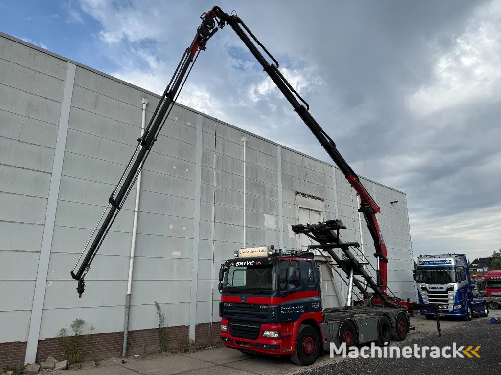 DAF CF 85.460 8X2 + YEAR 2016 HMF CRANE 2620-K4 + FLYJIB + WINCH + REMOTE