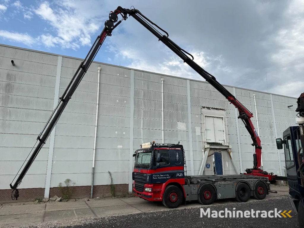 DAF CF 85.460 8X2 + YEAR 2016 HMF CRANE 2620-K4 + FLYJIB + WINCH + REMOTE
