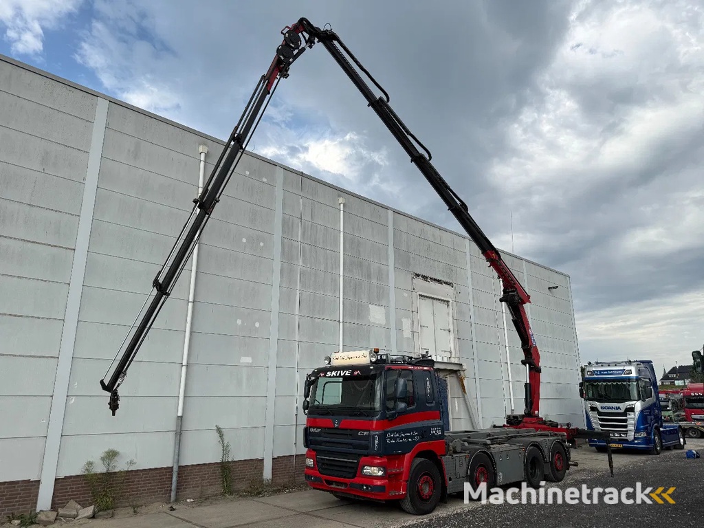 DAF CF 85.460 8X2 + YEAR 2016 HMF CRANE 2620-K4 + FLYJIB + WINCH + REMOTE