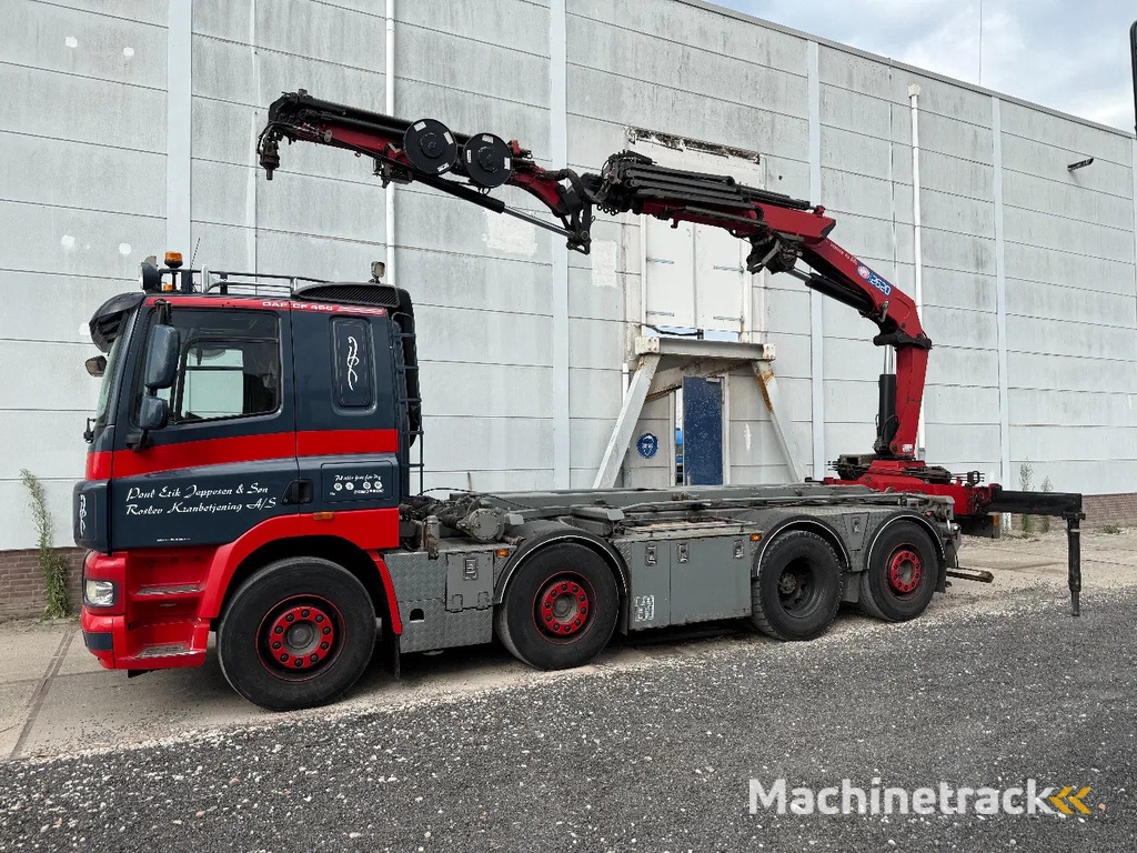 DAF CF 85.460 8X2 + YEAR 2016 HMF CRANE 2620-K4 + FLYJIB + WINCH + REMOTE