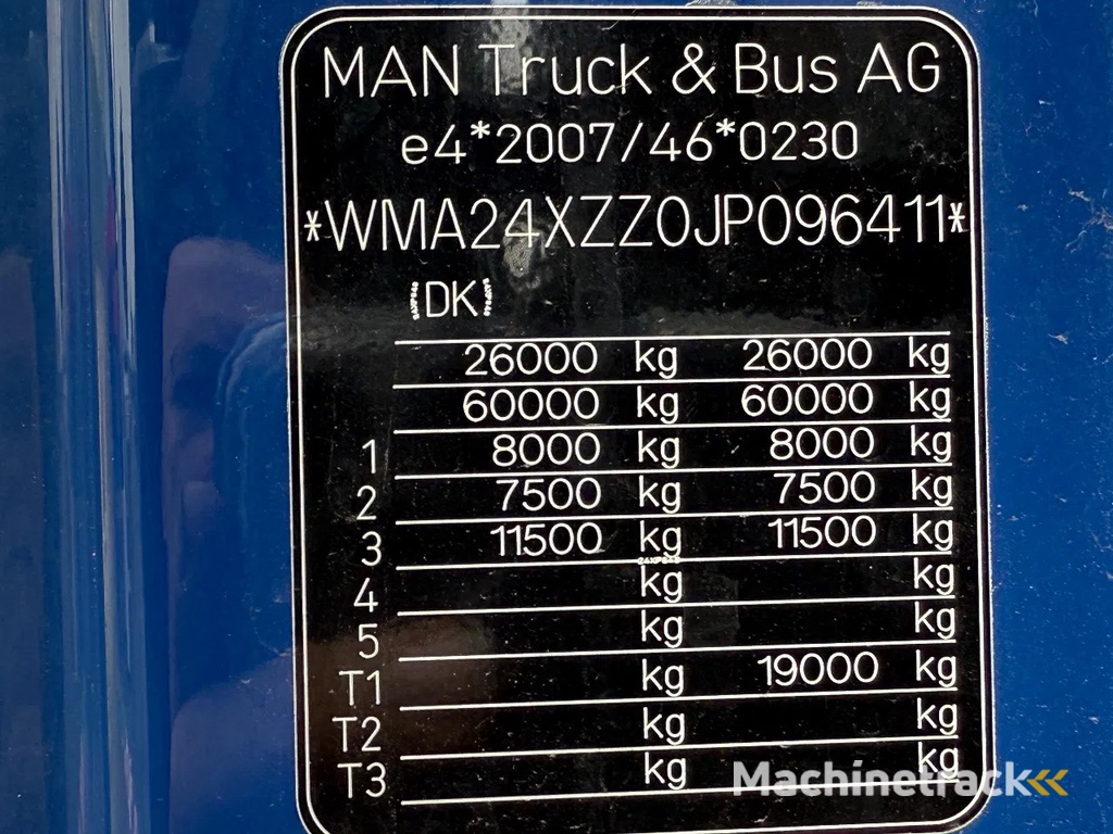 MAN TGX 26.460 6X2