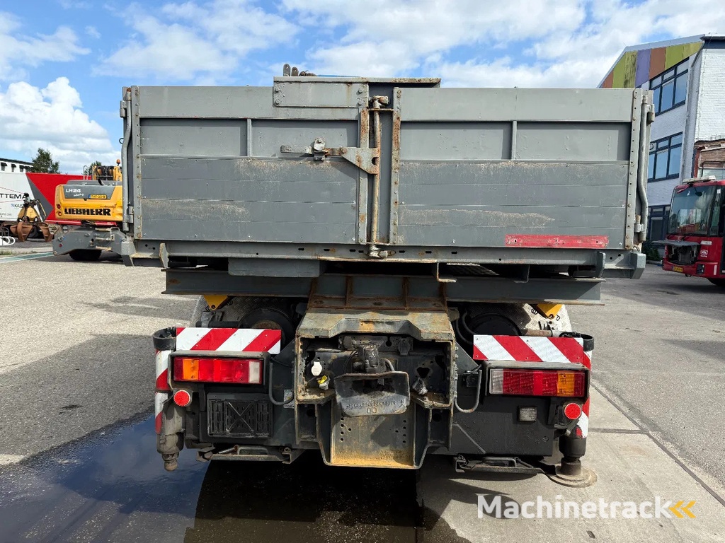 MAN 33.463 33-463 8x4 met 62 effer kraan 6x uitschuifbaar