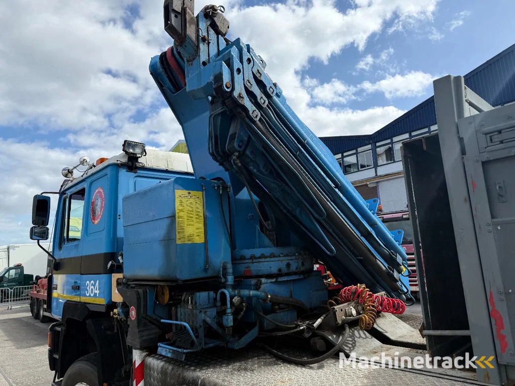 MAN 33.463 33-463 8x4 met 62 effer kraan 6x uitschuifbaar