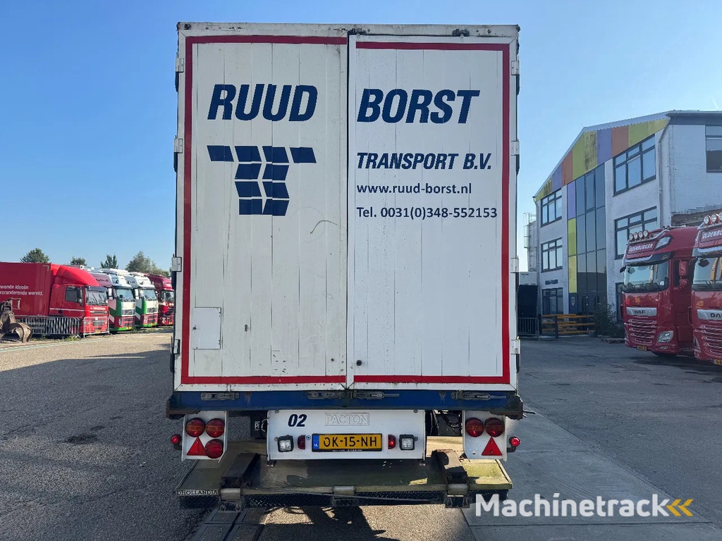 Pacton TBD 339 3X BPW AXLE DRUM BRAKES SLIDING ROOF