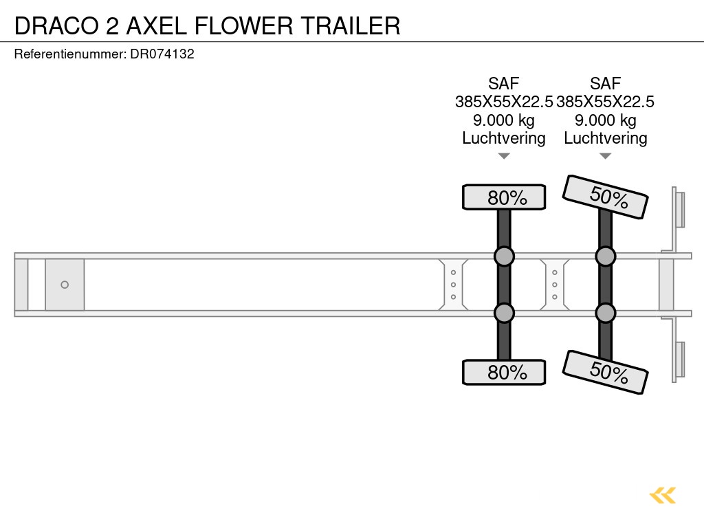 DRACO 2 AXEL FLOWER TRAILER