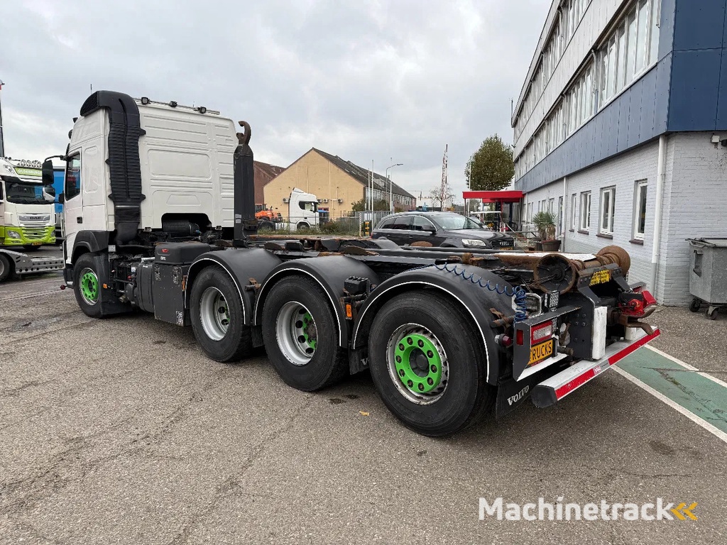 Volvo FMX 500 8x4 HOOKLIFT HIAB XR22SL61, LAST AXLE STEERING