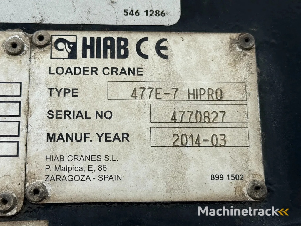 Renault Premium 430 8X4 EEV + HIAB 477 E-7 HIPRO + REMOTE