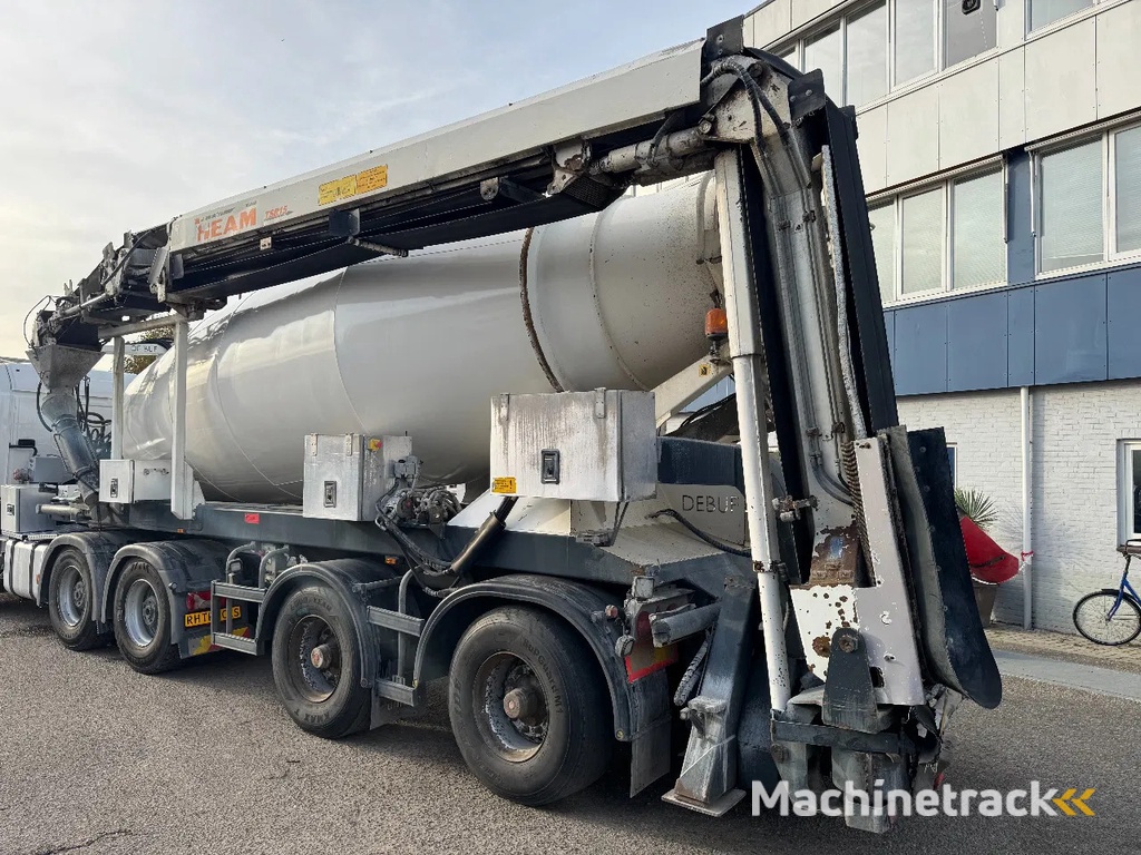 Scania P450 6X4 EURO 6 + DE BUF BETON TRAILER + THEAM BELT