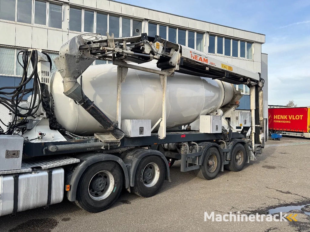 Scania P450 6X4 EURO 6 + DE BUF BETON TRAILER + THEAM BELT