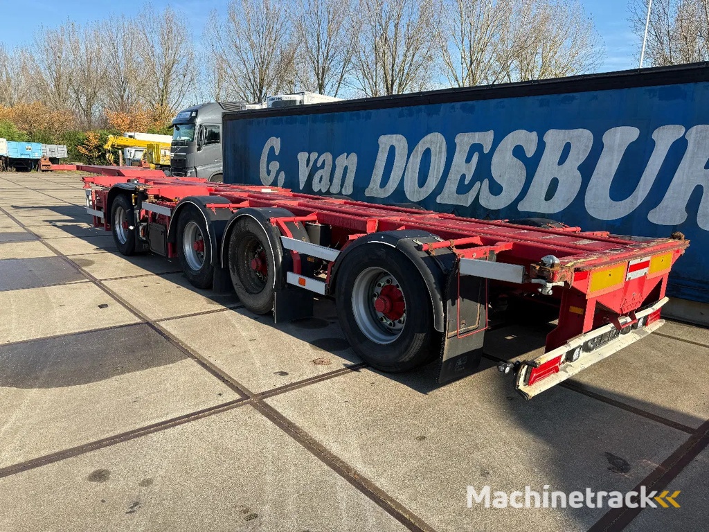 Nooteboom CT-53-04D + CT-26-01,COMBITRAILER 2x20-30-40-45ft HC, 3 X LIFT 2 X STUUR  TUV TILL 08-03-2026