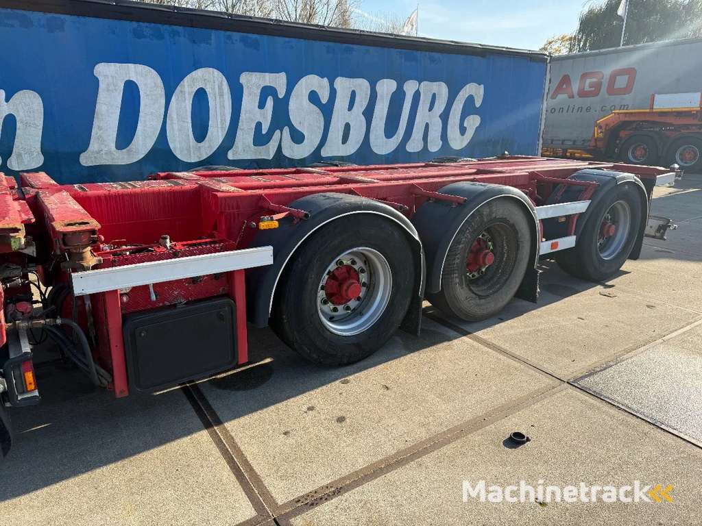 Nooteboom CT-53-04D + CT-26-01,COMBITRAILER 2x20-30-40-45ft HC, 3 X LIFT 2 X STUUR  TUV TILL 08-03-2026