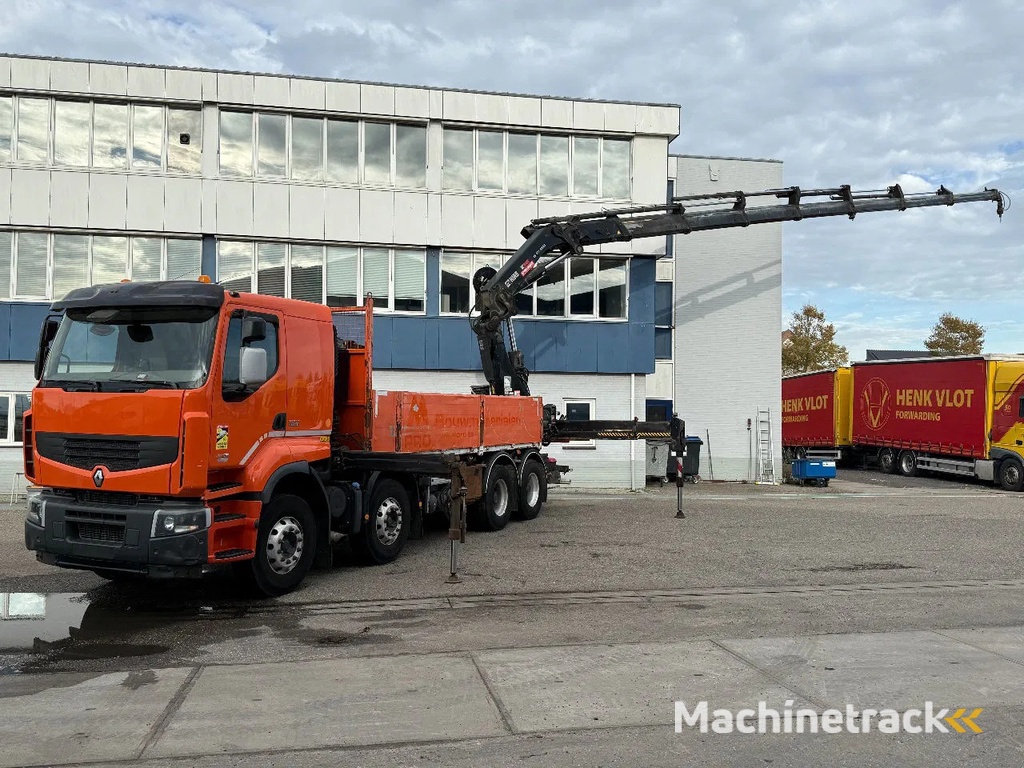 Renault Premium 430 8X4 EEV + HIAB 477 E-7 HIPRO + REMOTE