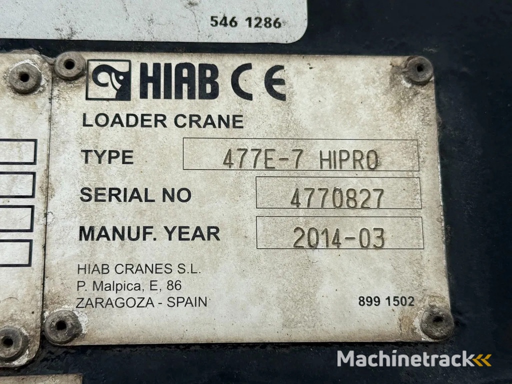 Renault Premium 430 8X4 EEV + HIAB 477 E-7 HIPRO + REMOTE