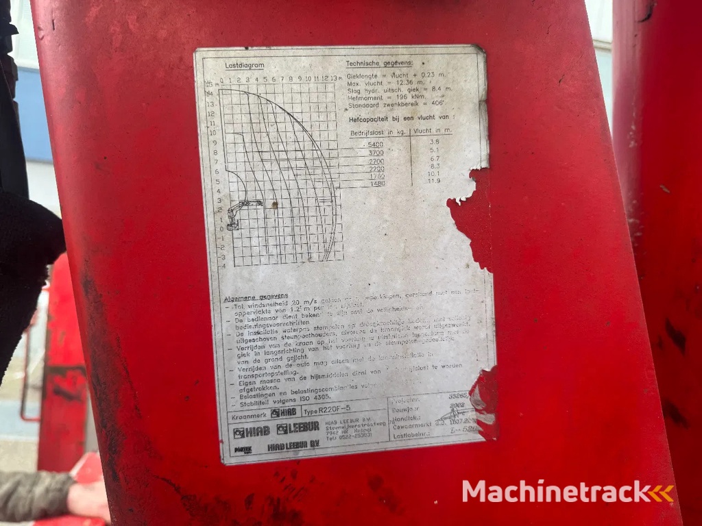 Floor FLO-17-30H2 + HIAB R220-F5