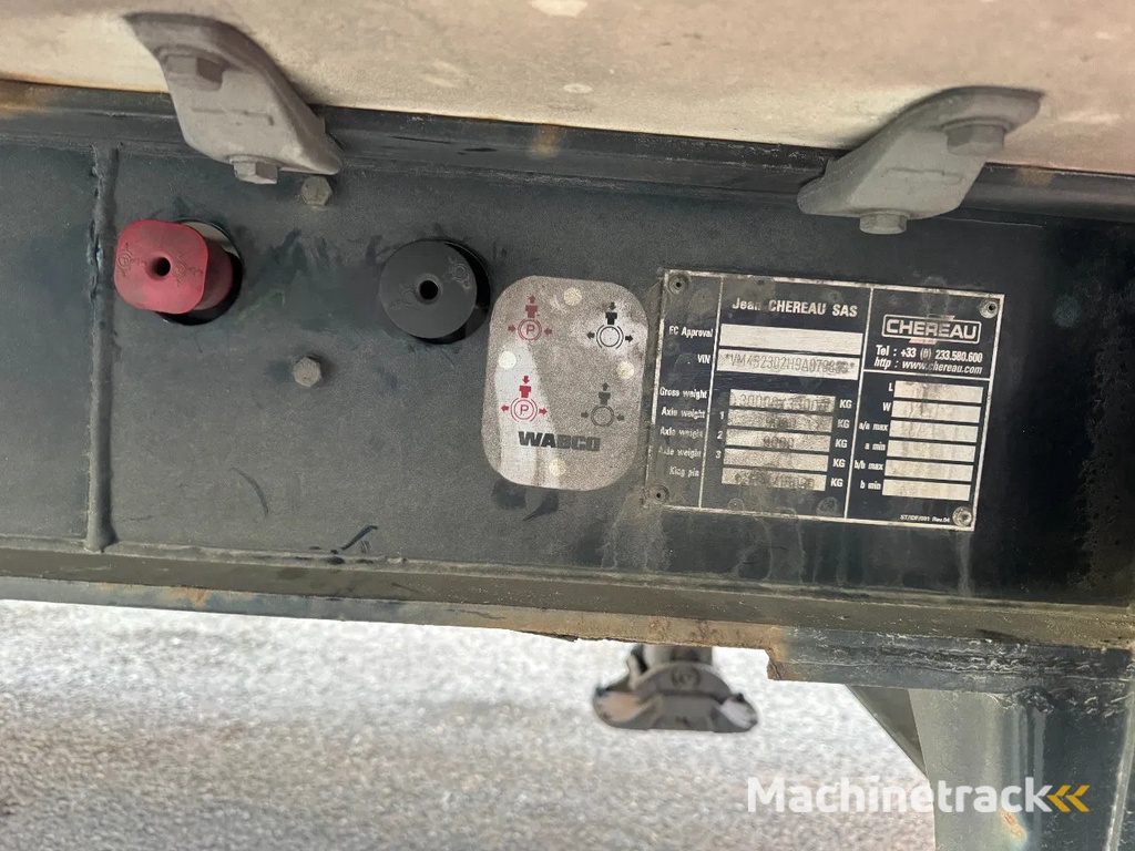 Chereau 2 AS - SAF - ISOLATED BOX + DHOLLANDIA LIFT 2.000 KG