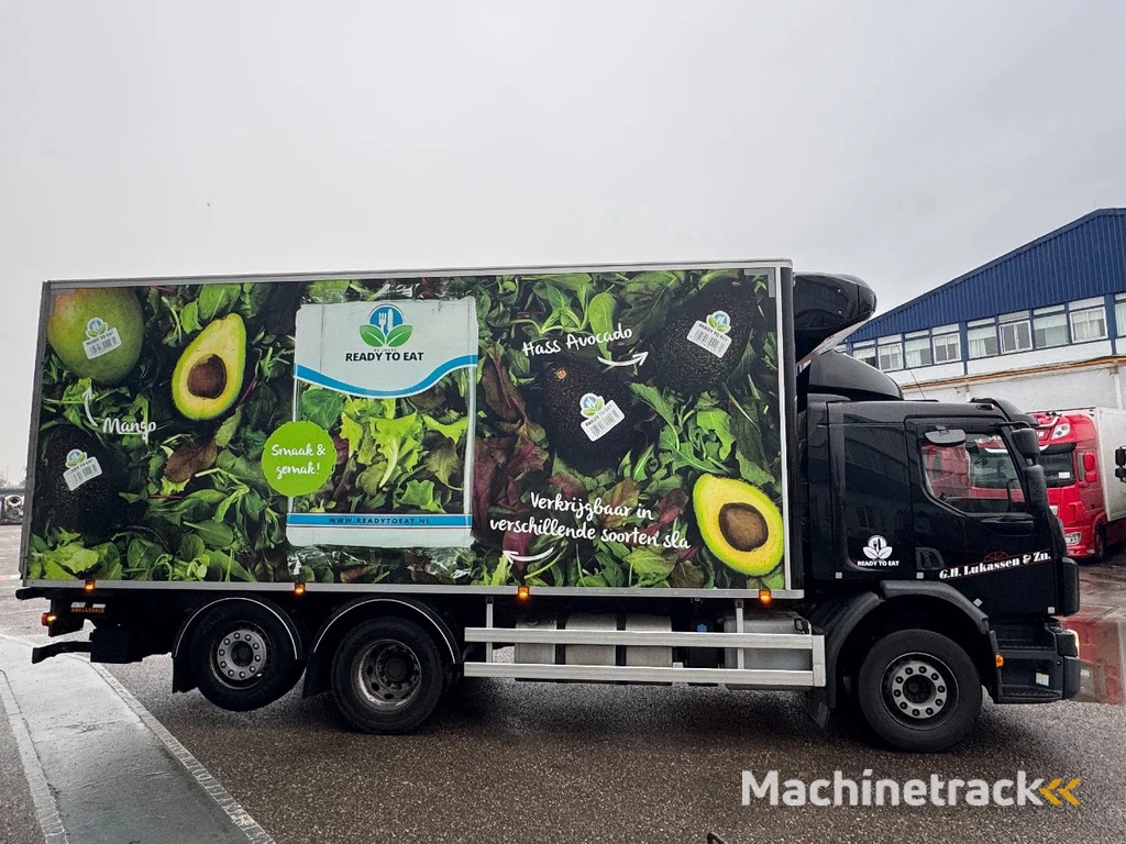 Volvo FE 280 6X2 EURO 6 DHOLLANDIA 2500 KG THERMO KING COOL UNIT