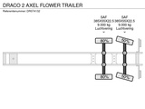 Minituur van DRACO 2 AXEL FLOWER TRAILER