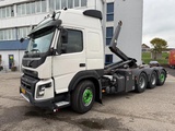 Minituur van Volvo FMX 500 8x4 HOOKLIFT HIAB XR22SL61, LAST AXLE STEERING