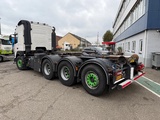 Minituur van Volvo FMX 500 8x4 HOOKLIFT HIAB XR22SL61, LAST AXLE STEERING