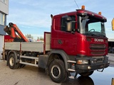 Miniaturansicht von Scania G370 4X4 EURO 6 + 3-SIDE TIPPER + PALFINGER PK9002 + REMOTE